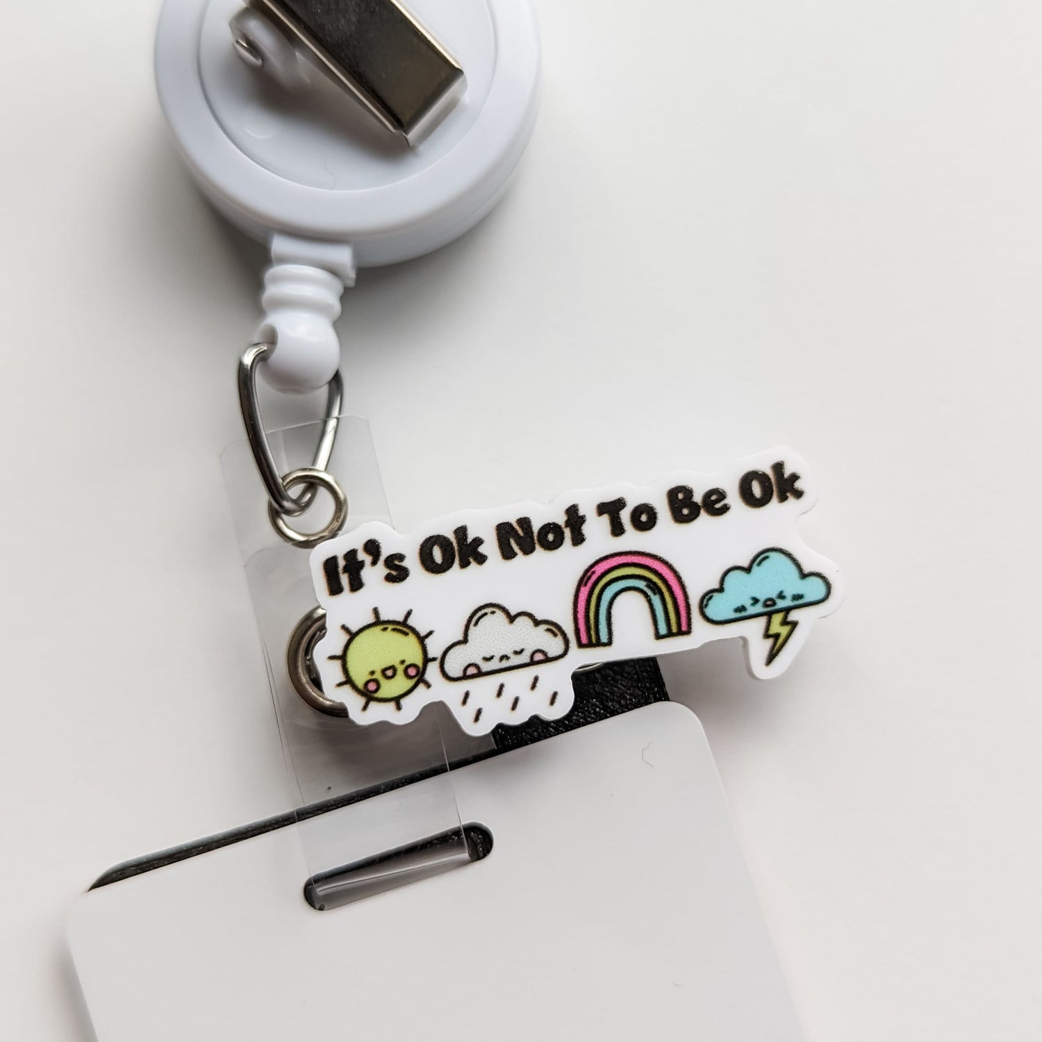 Badge Topper / CHARM COLLECTION  - it's ok not to be ok - Charm Only