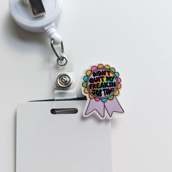 Badge Topper / CHARM COLLECTION - Didn't Quit Award - Charm Only - BadgeSmith