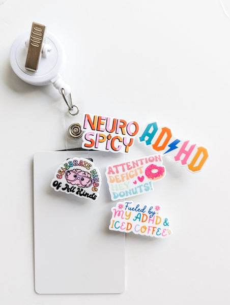 Badge Topper / CHARM COLLECTION - ADHD - Charm Only / 3C1 - BadgeSmith