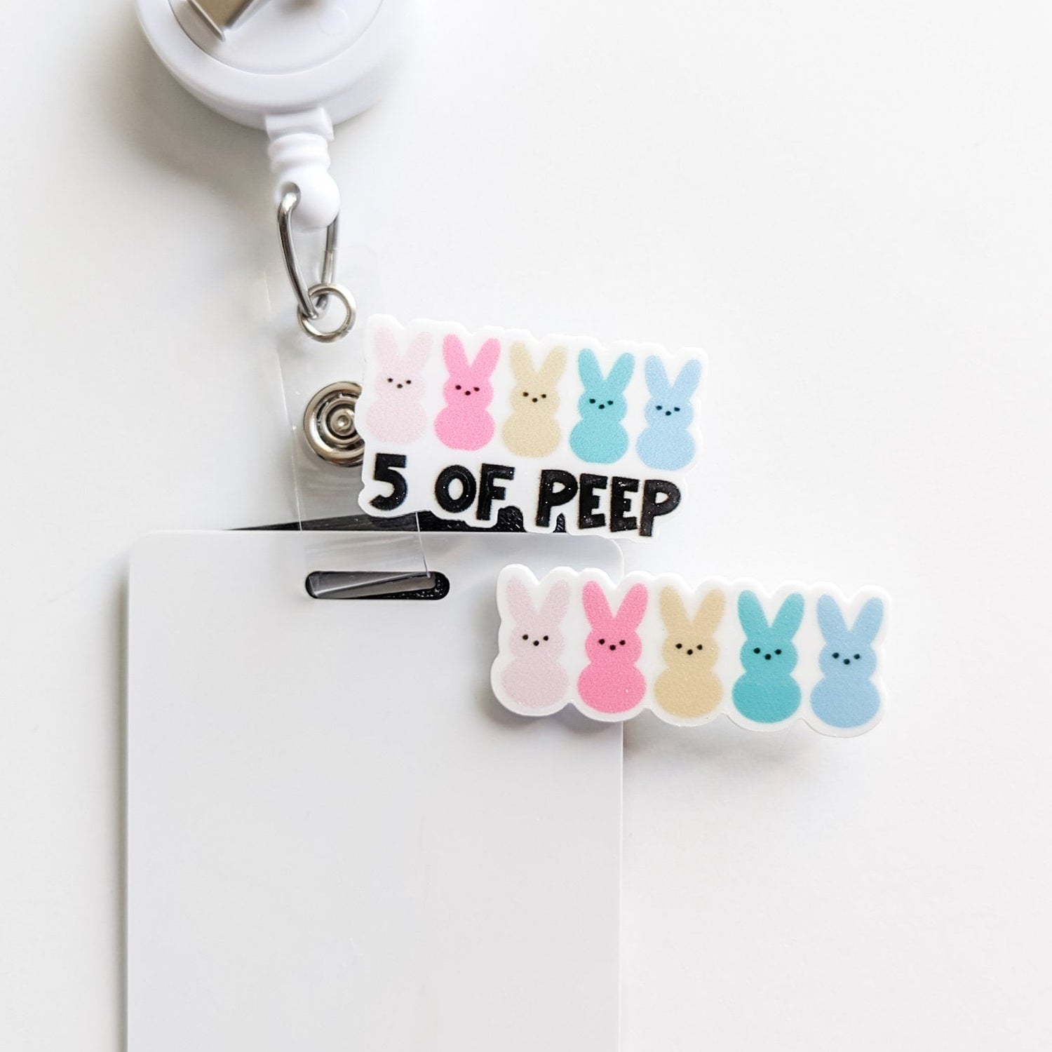 Badge Topper / CHARM COLLECTION - Peep Respiratory Easter - Charm Only / 3C17