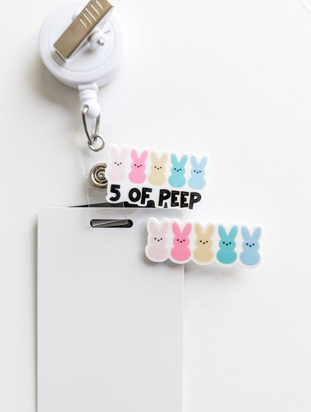 Badge Topper / CHARM COLLECTION - Peep Respiratory Easter - Charm Only / 3C17 - BadgeSmith