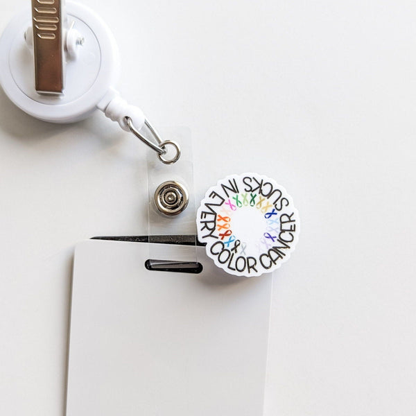 Badge Topper / CHARM COLLECTION - Cancer Sucks - Charm Only - BadgeSmith