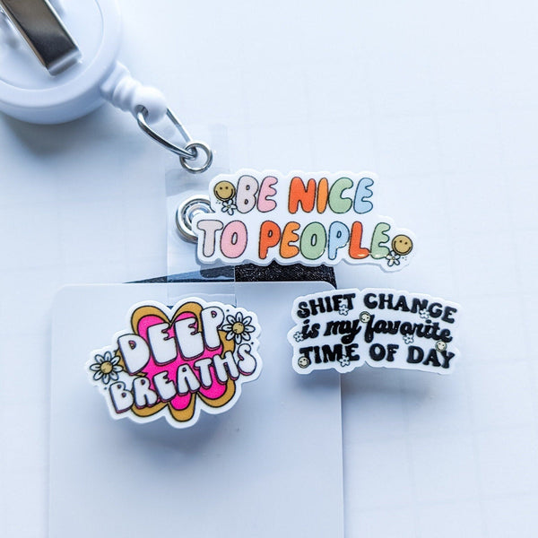 Badge Topper / CHARM COLLECTION - Smile - Charm Only / 3C33 - BadgeSmith