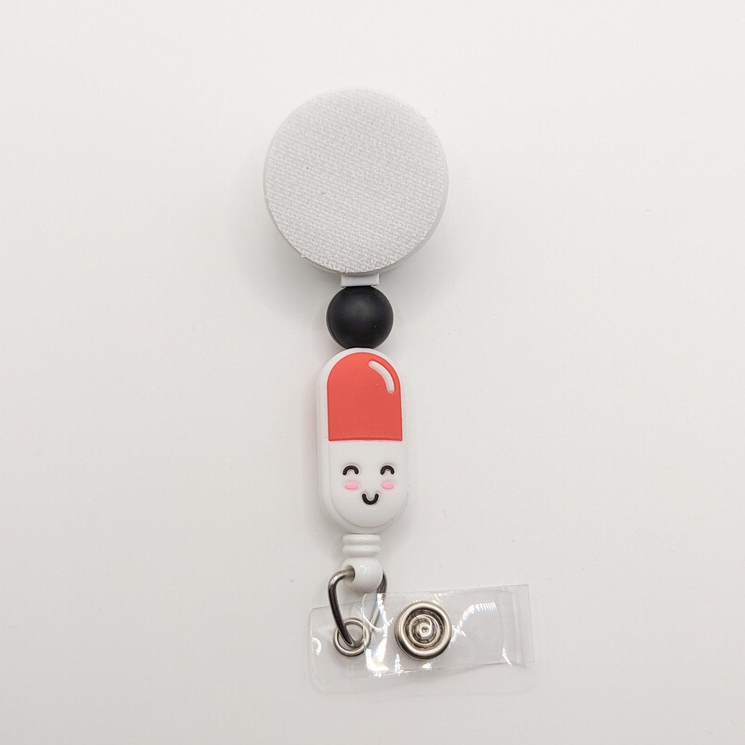 Happy Pill / Interchangeable Badge Reel