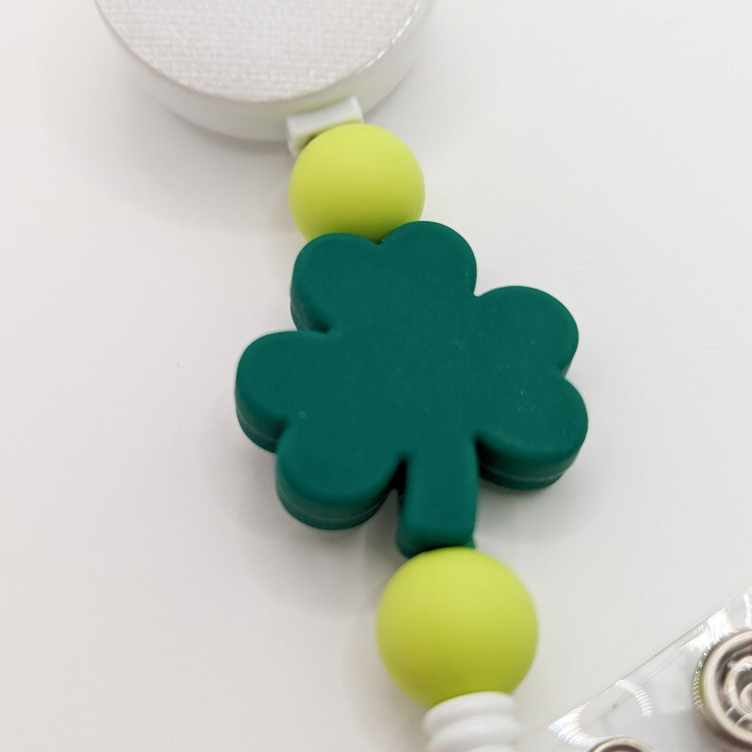 Clover / St Patty's Day /  Interchangeable Badge Reel