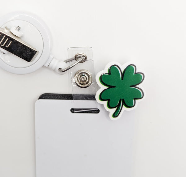 Badge Topper / CHARM COLLECTION - St. Pats Clover - Charm Only / 3C19 - BadgeSmith