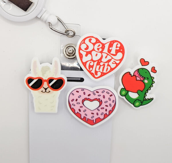 Badge Topper / CHARM COLLECTION - VDAY - Charm Only / 3C11 - BadgeSmith