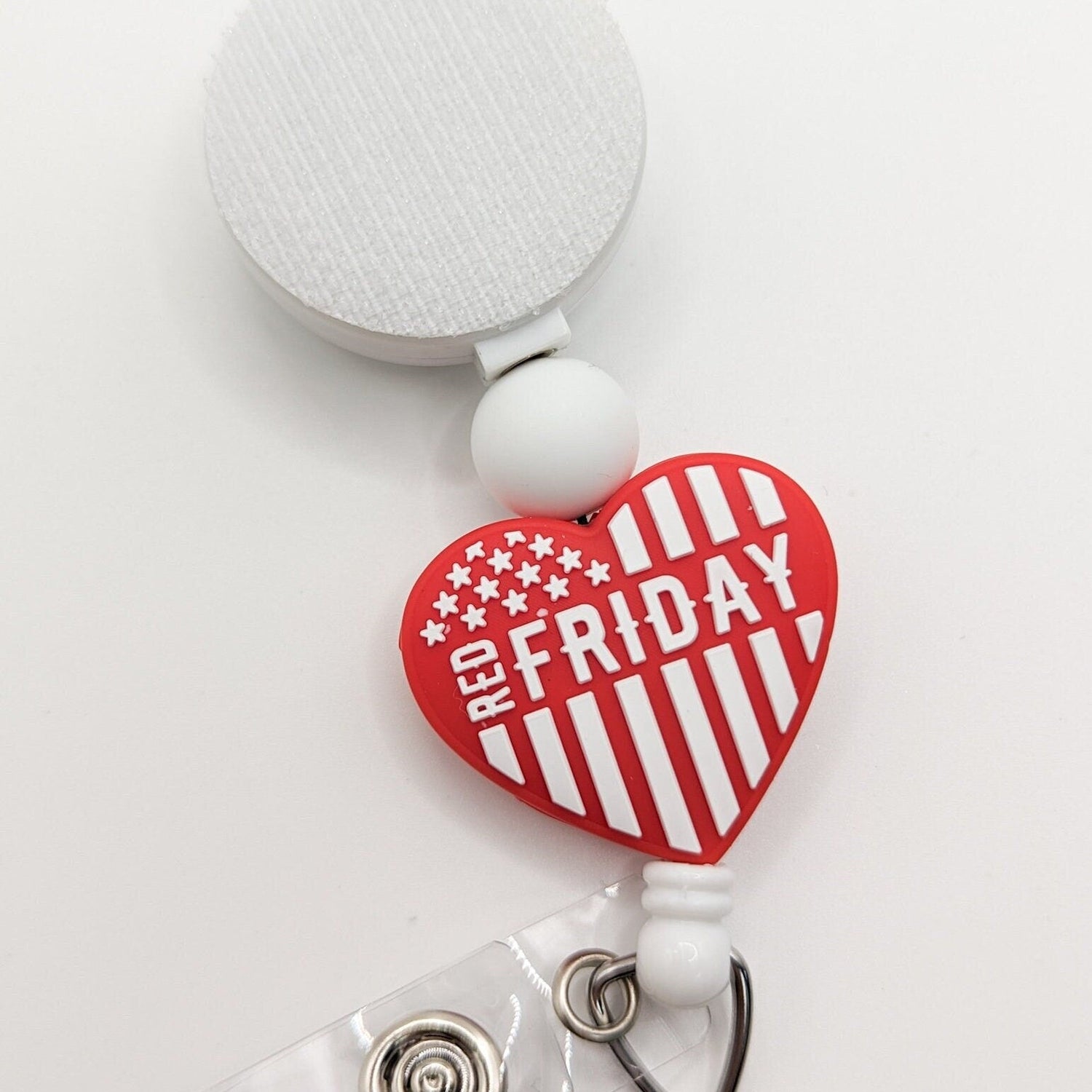 Red Friday / Interchangeable Badge Reel