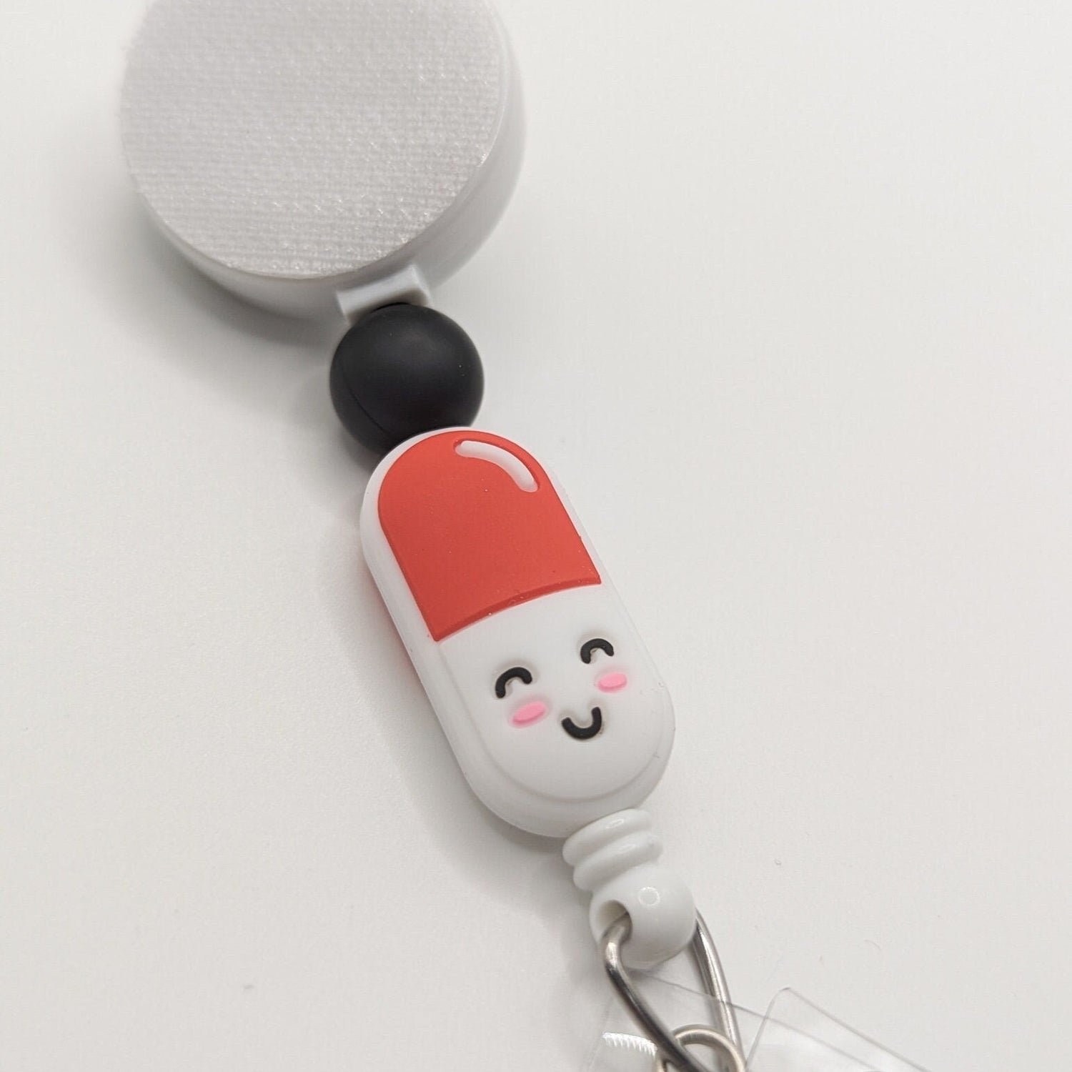 Happy Pill / Interchangeable Badge Reel
