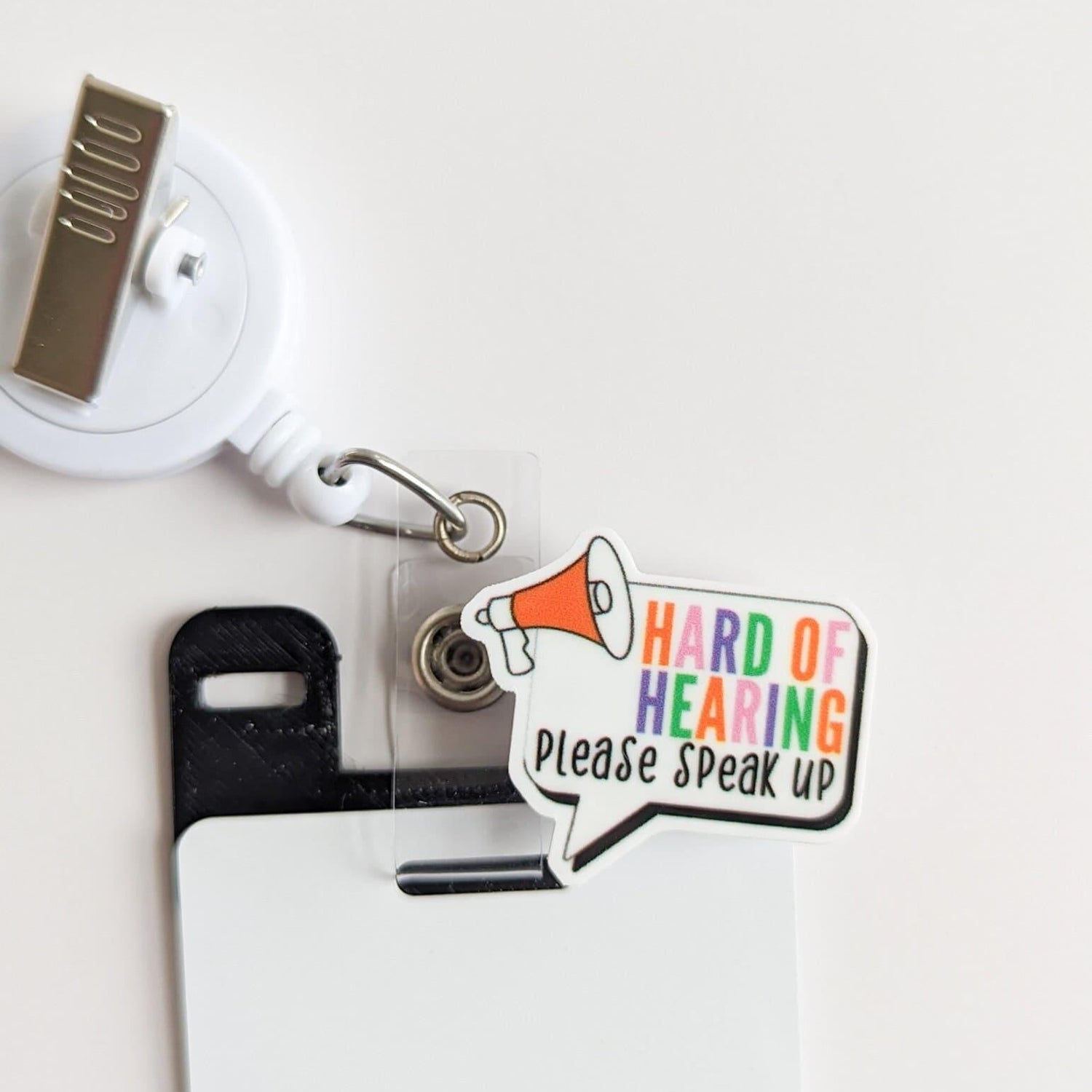 Badge Topper / CHARM COLLECTION - Hard of Hearing - Charm Only