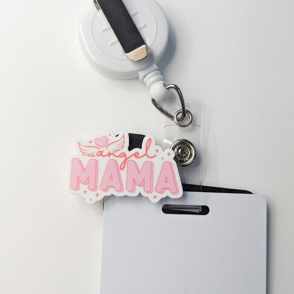 Badge Topper / CHARM COLLECTION - Angel Mama / infant loss - Charm Only - BadgeSmith