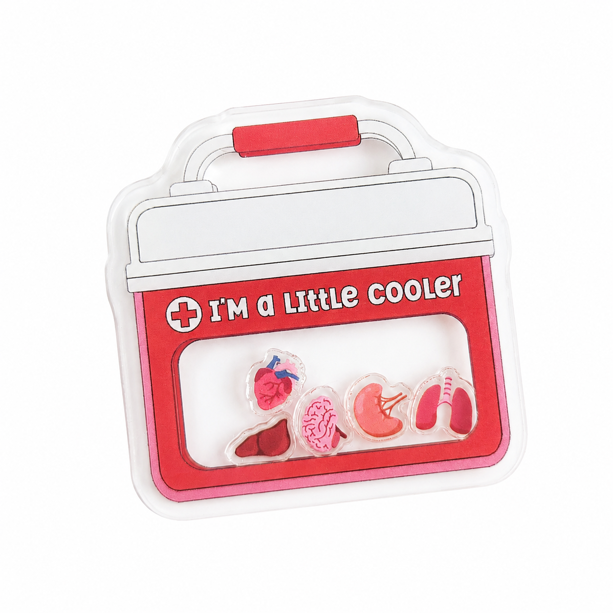 I'm A Little Cooler | Plastic Shaker Add-On - BadgeSmith