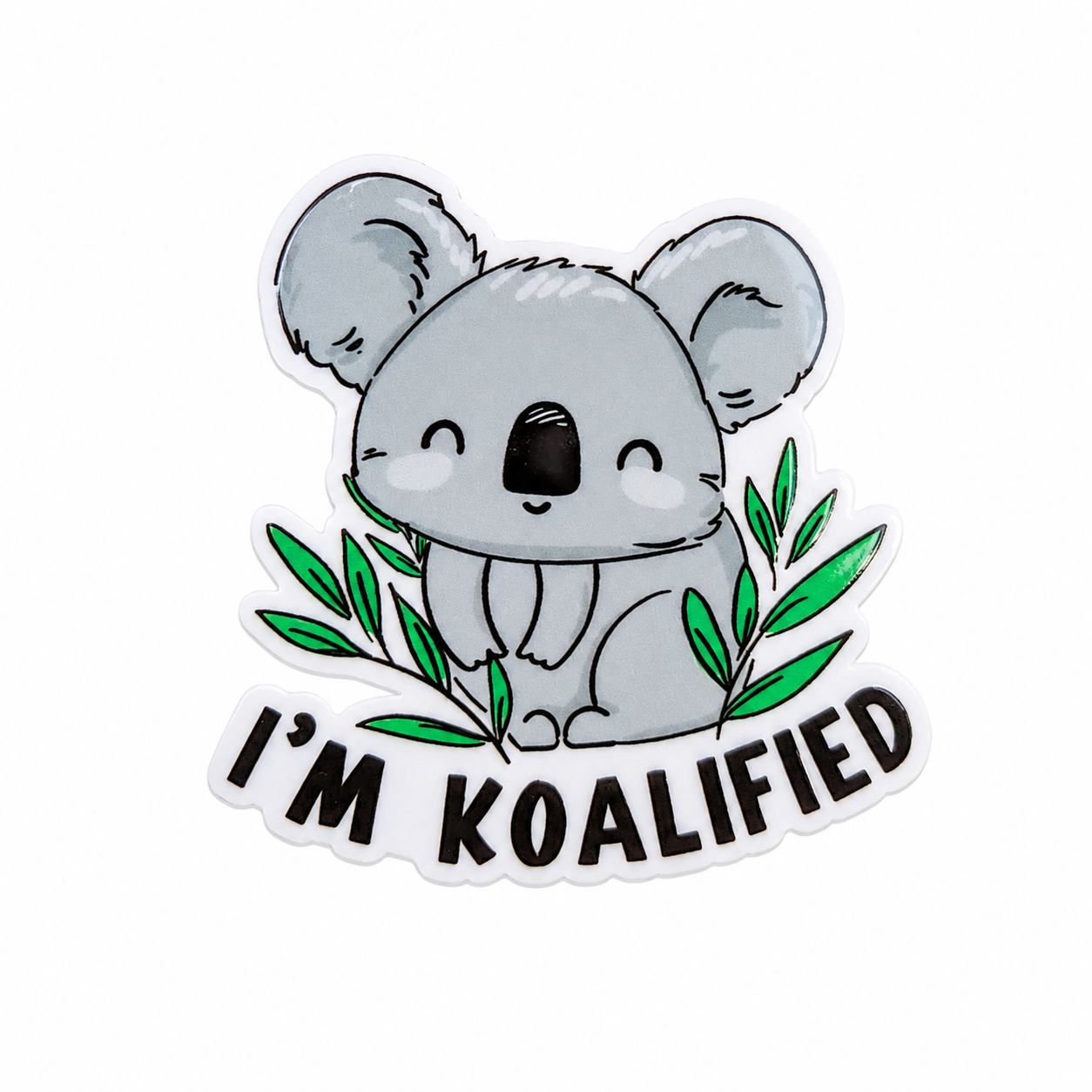 I'm Koalified | Plastic Add-On - BadgeSmith