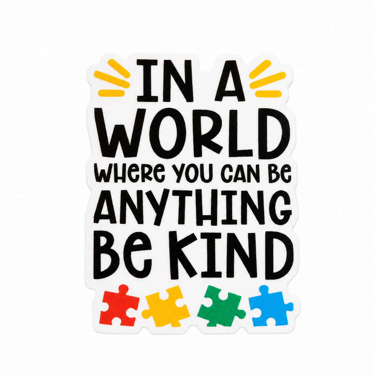 Be Kind | Plastic Add-On - BadgeSmith