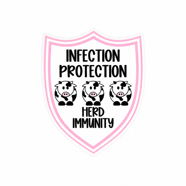 Infection Protection Herd Immunity | Plastic Add-On - BadgeSmith