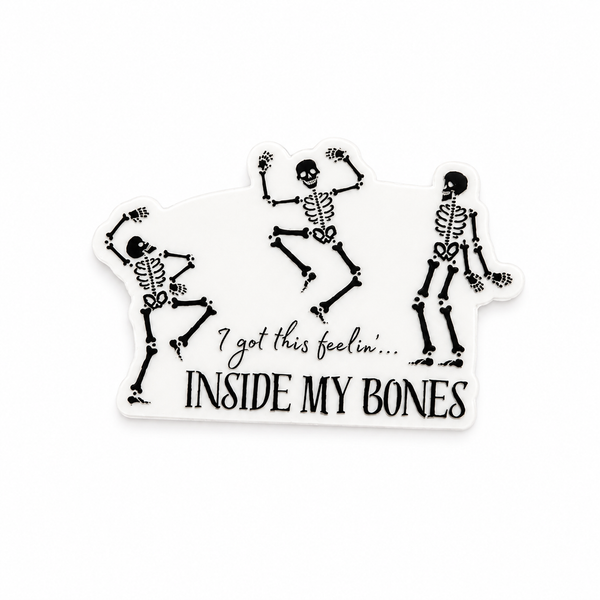 I Got This Feelin’ Inside My Bones | ID Badge Charm - BadgeSmith