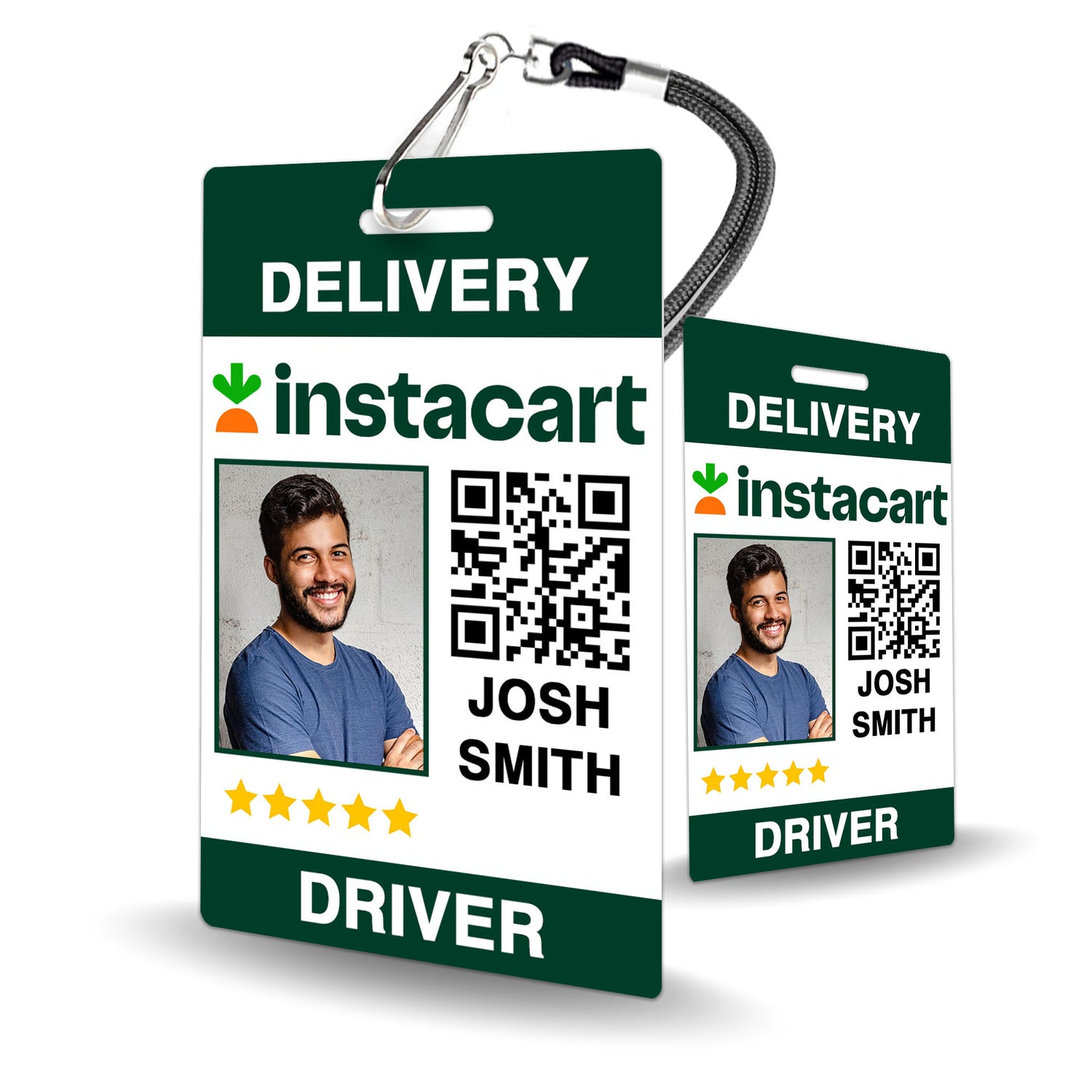 Id Layout Driver Instacart Driver ID Card – BadgeSmith