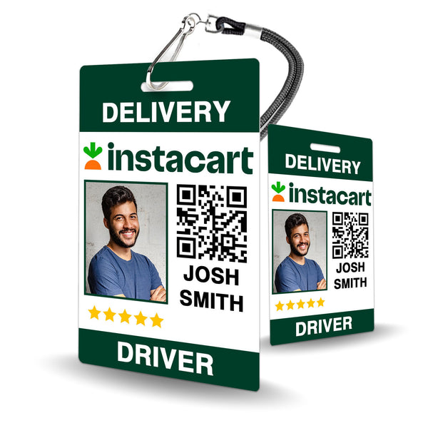 Instacart Driver ID Card - BadgeSmith