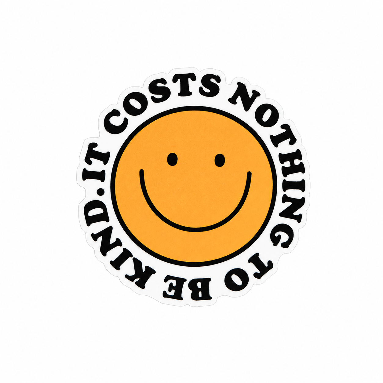 It Costs Nothing To Be Kind | Plastic Add-On - BadgeSmith