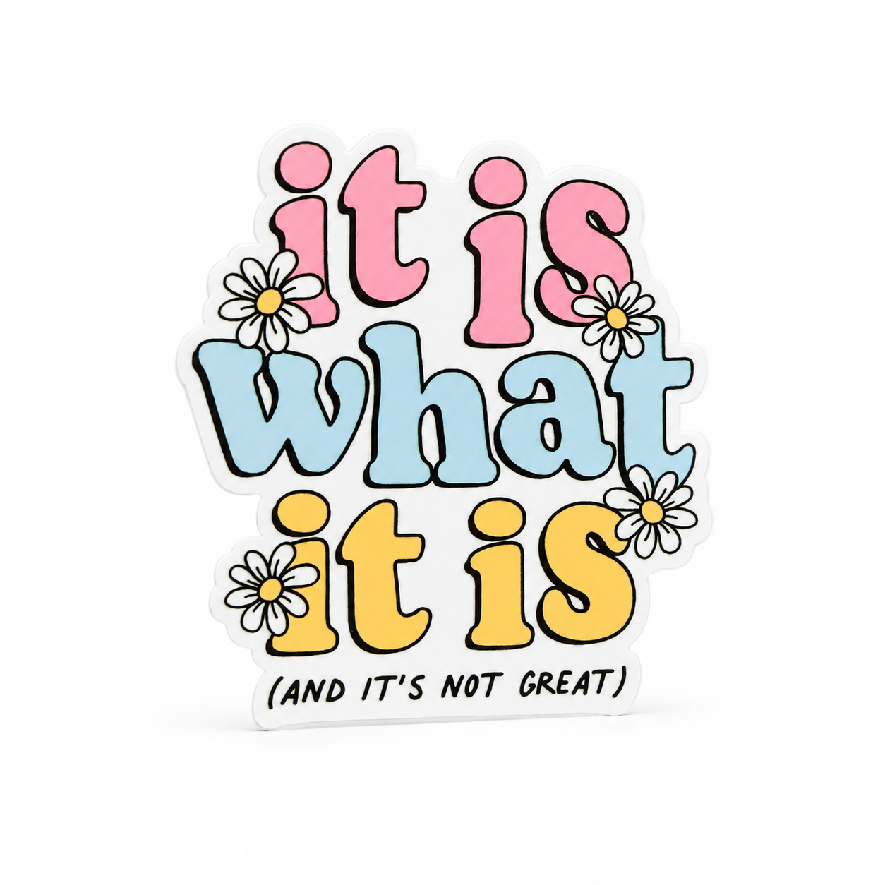 It is What it is... (And It's Not Great) | Plastic Add-On - BadgeSmith