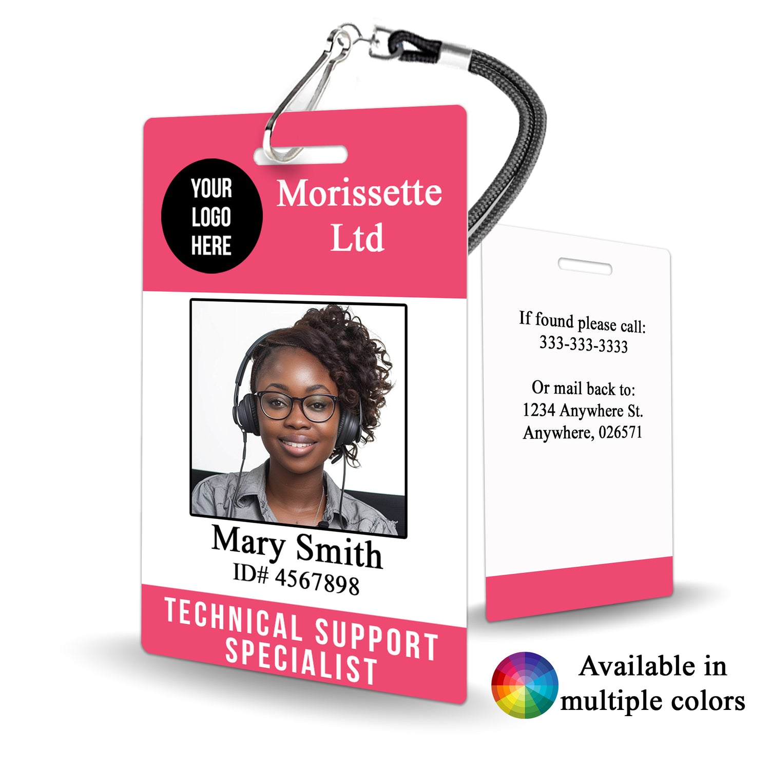 IT Technician Staff Badge for Tech Custom - BadgeSmith