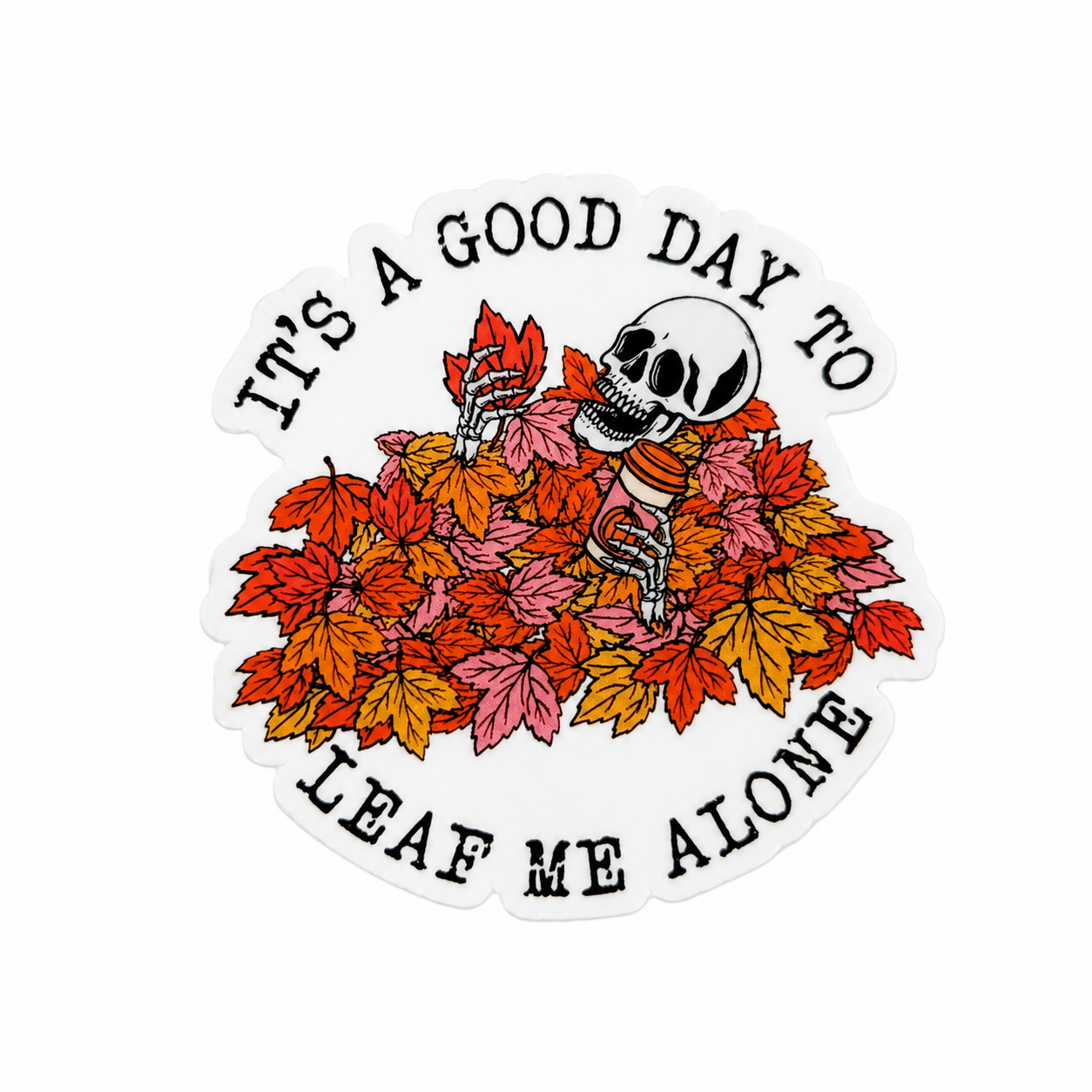 Good Day to Leaf Me Alone | Plastic Add-On - BadgeSmith