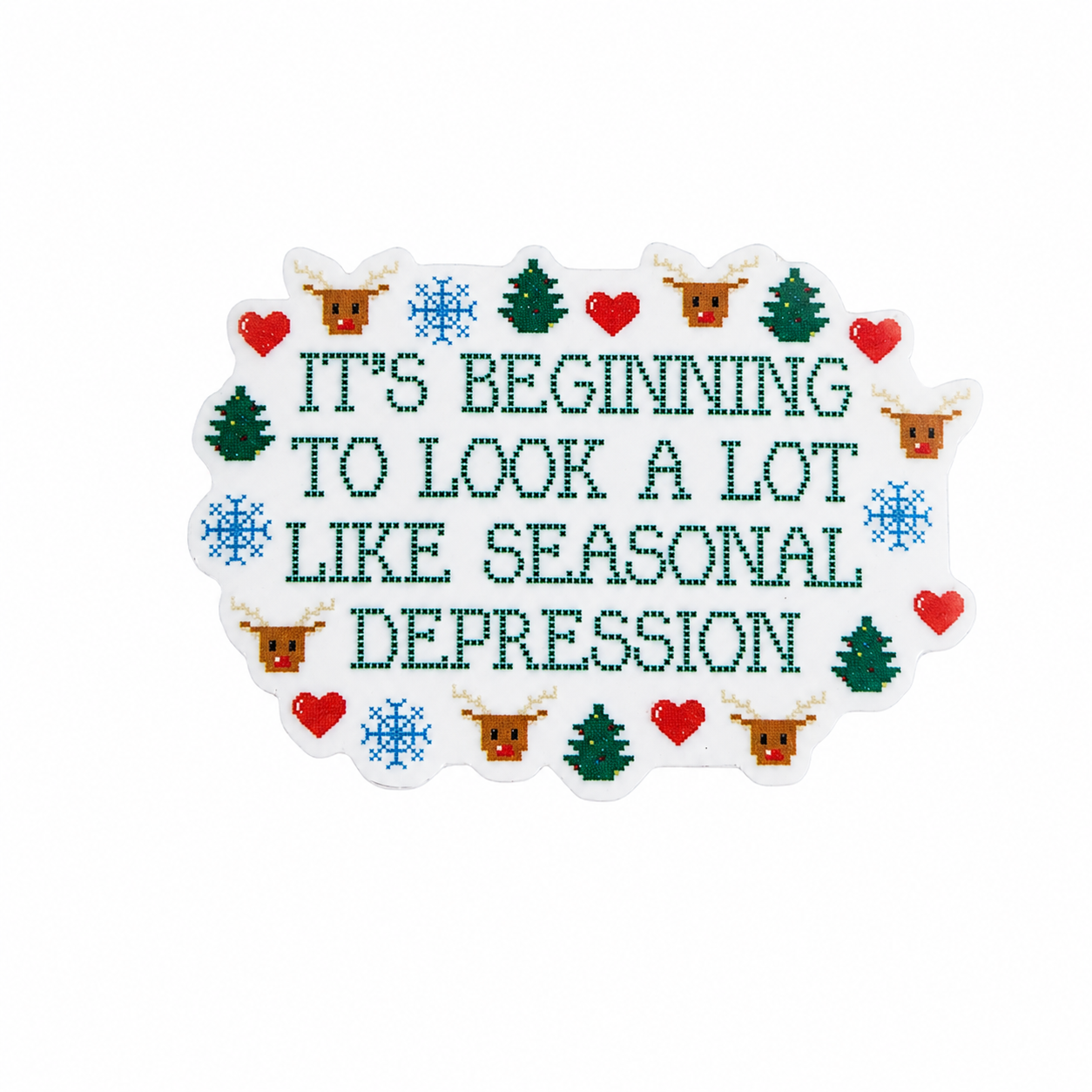 Seasonal Depression | Plastic Add-On - BadgeSmith