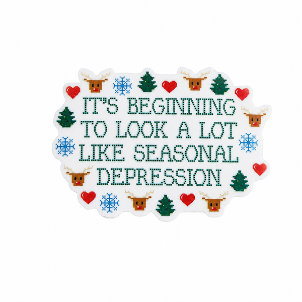 Seasonal Depression | Plastic Add-On - BadgeSmith