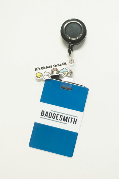 “It’s OK Not to Be OK” Badge Charm