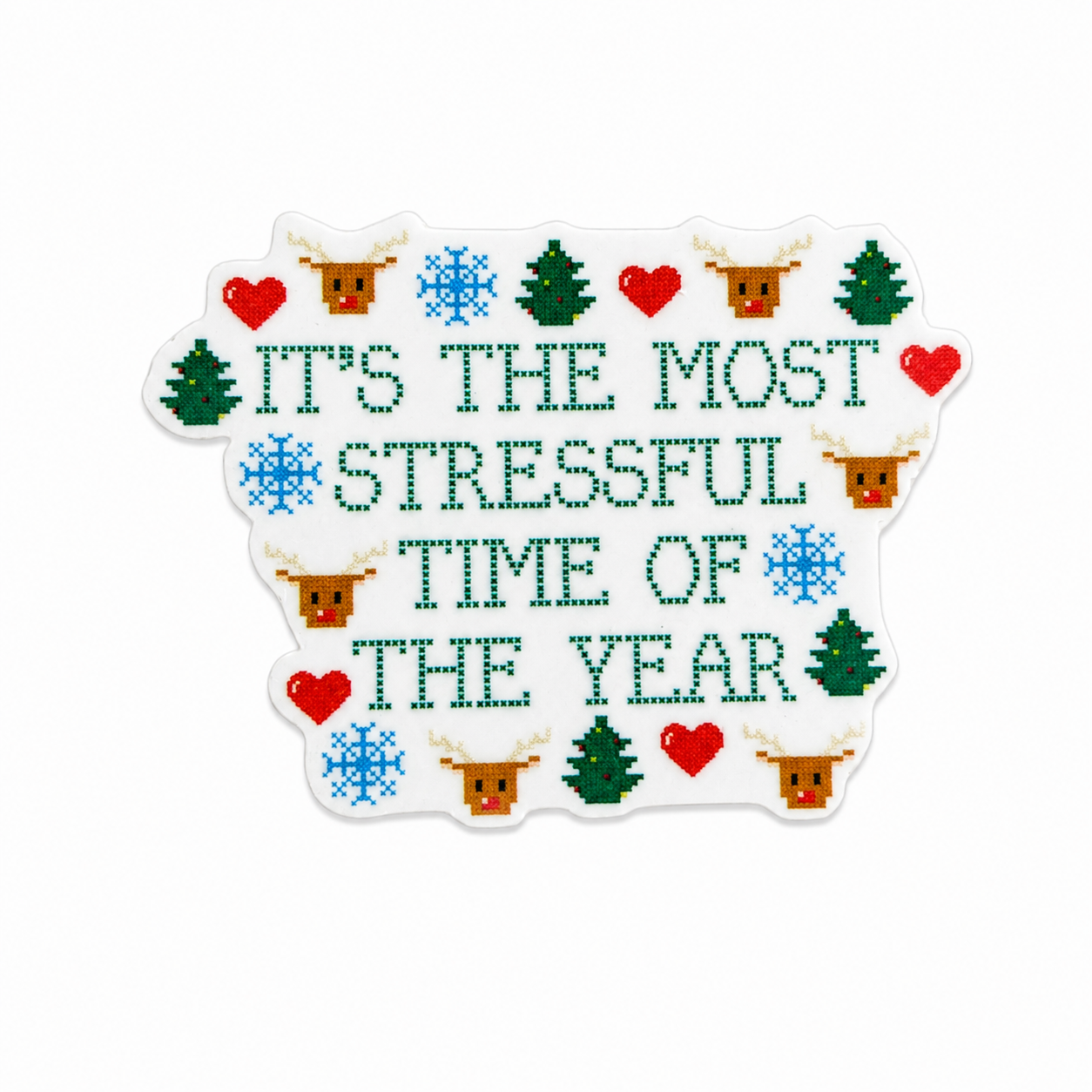 Stressful Time Of the Year | Plastic Add-On - BadgeSmith