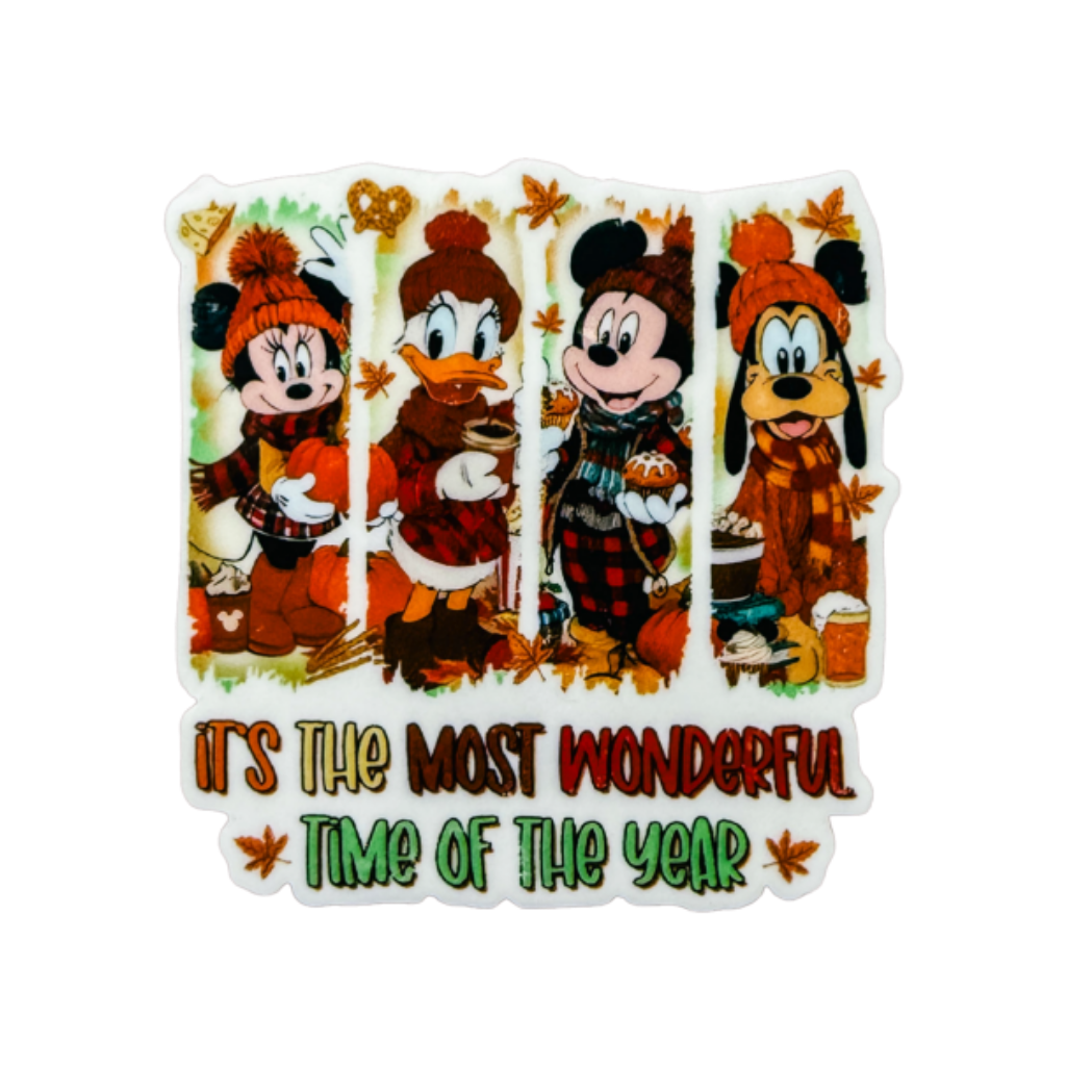 It's The Most Wonderful Time Of The Year - Mickey | Plastic Add-On - BadgeSmith