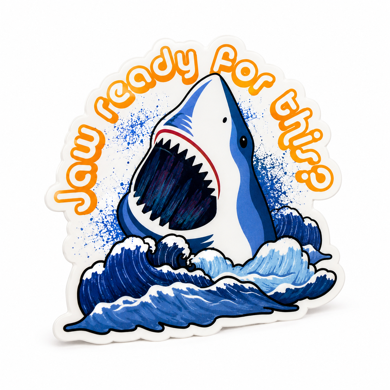 Jaw Ready For This? | Plastic Add-On - BadgeSmith