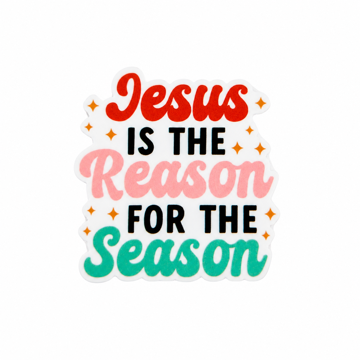 Jesus is the Reason for the Season | Plastic Add-On - BadgeSmith