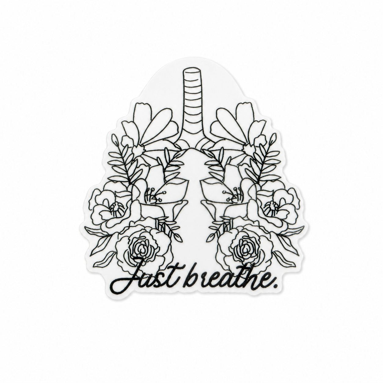 Just Breathe | Plastic Add-On - BadgeSmith