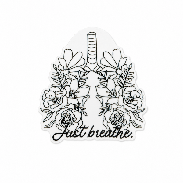 Just Breathe | Plastic Add-On - BadgeSmith