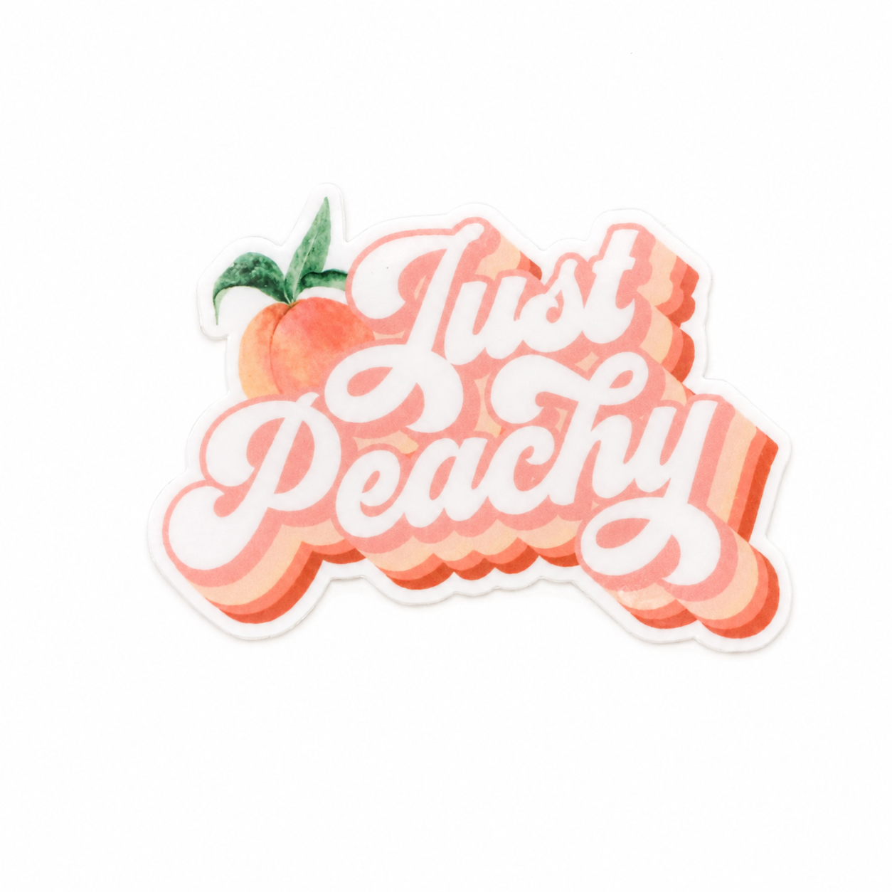 Just Peachy | Plastic Add-On - BadgeSmith
