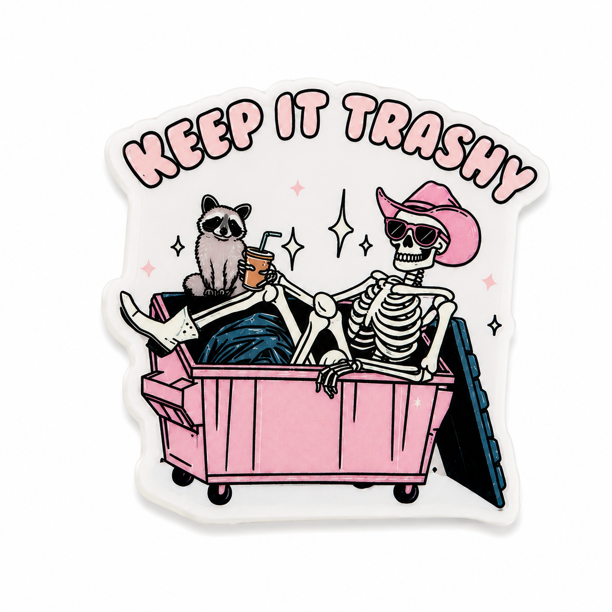 Keep it Trashy | Plastic Add-On - BadgeSmith