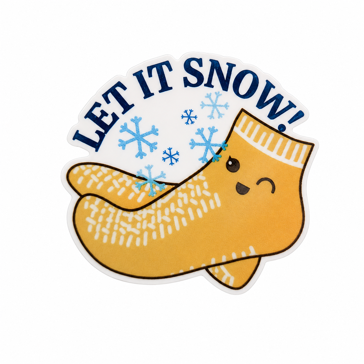 Let it Snow! | Plastic Add-On - BadgeSmith