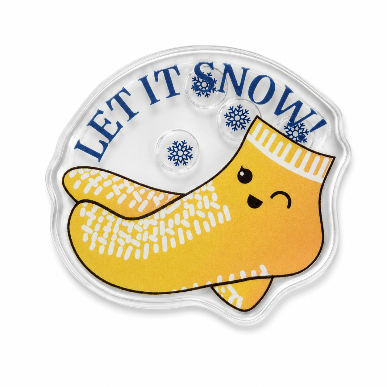 Let it Snow | Plastic Shaker Add-On - BadgeSmith