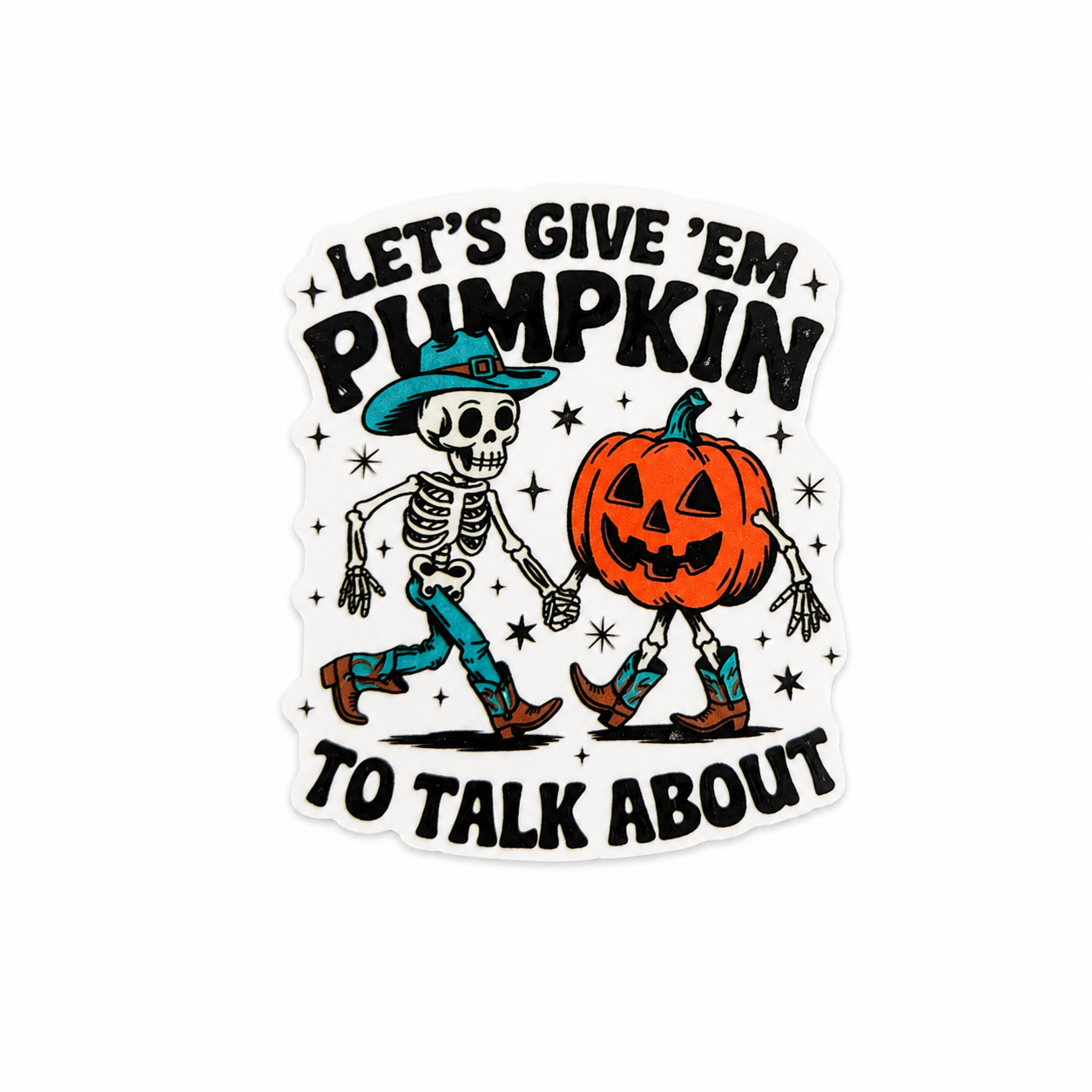Give 'Em Pumpkin | Plastic Add-On - BadgeSmith