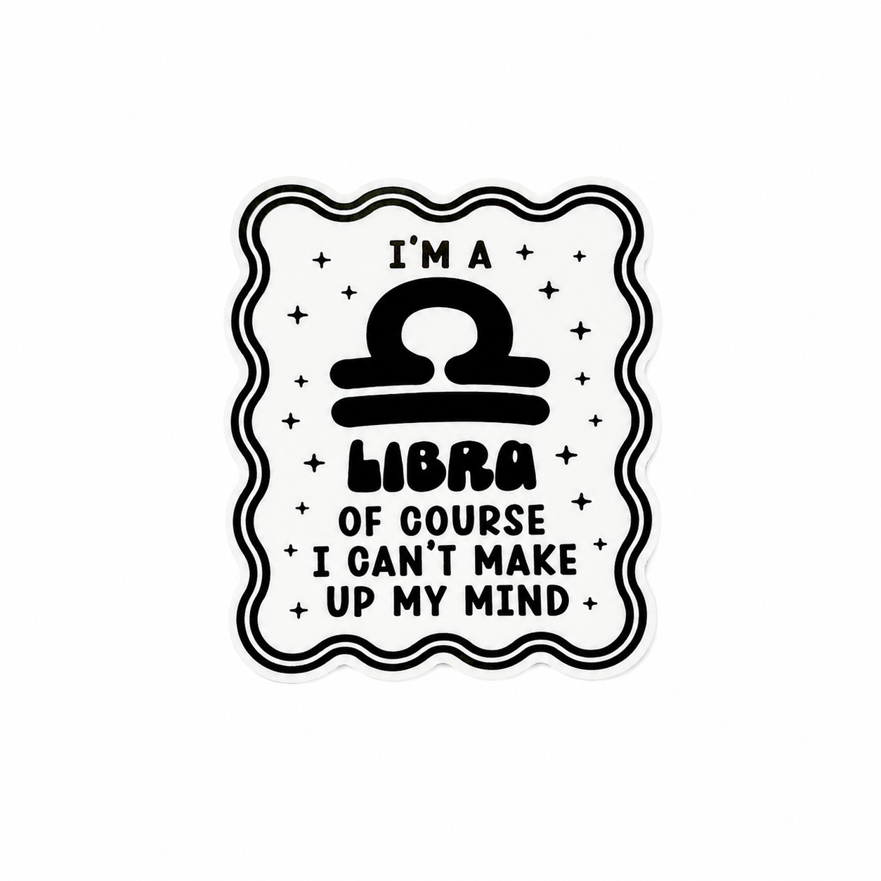 Libra Sign | Plastic Add-On - BadgeSmith