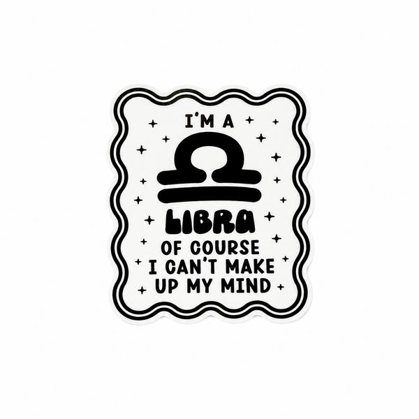 Libra Sign | Plastic Add-On - BadgeSmith