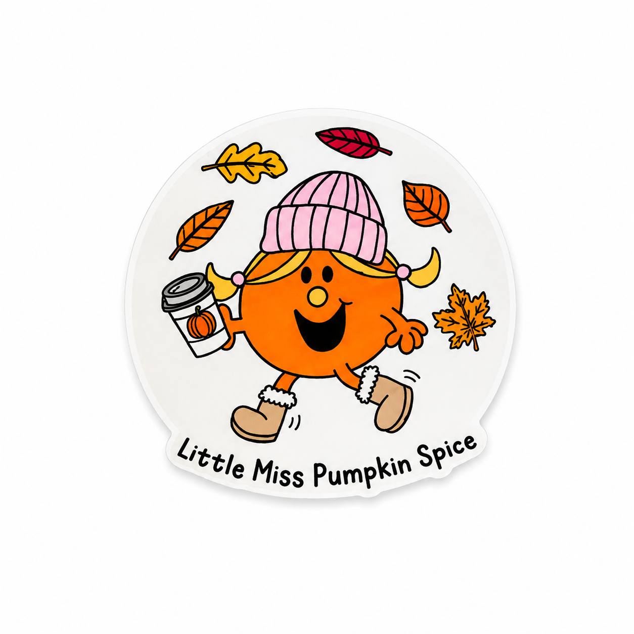Little Miss Pumpkin Spice | Plastic Add-On - BadgeSmith