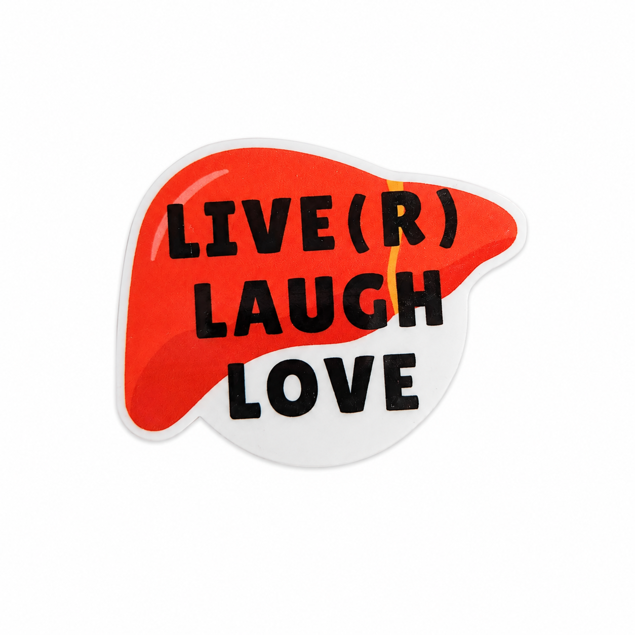 Live(R), Laugh, Love | Plastic Add-On - BadgeSmith