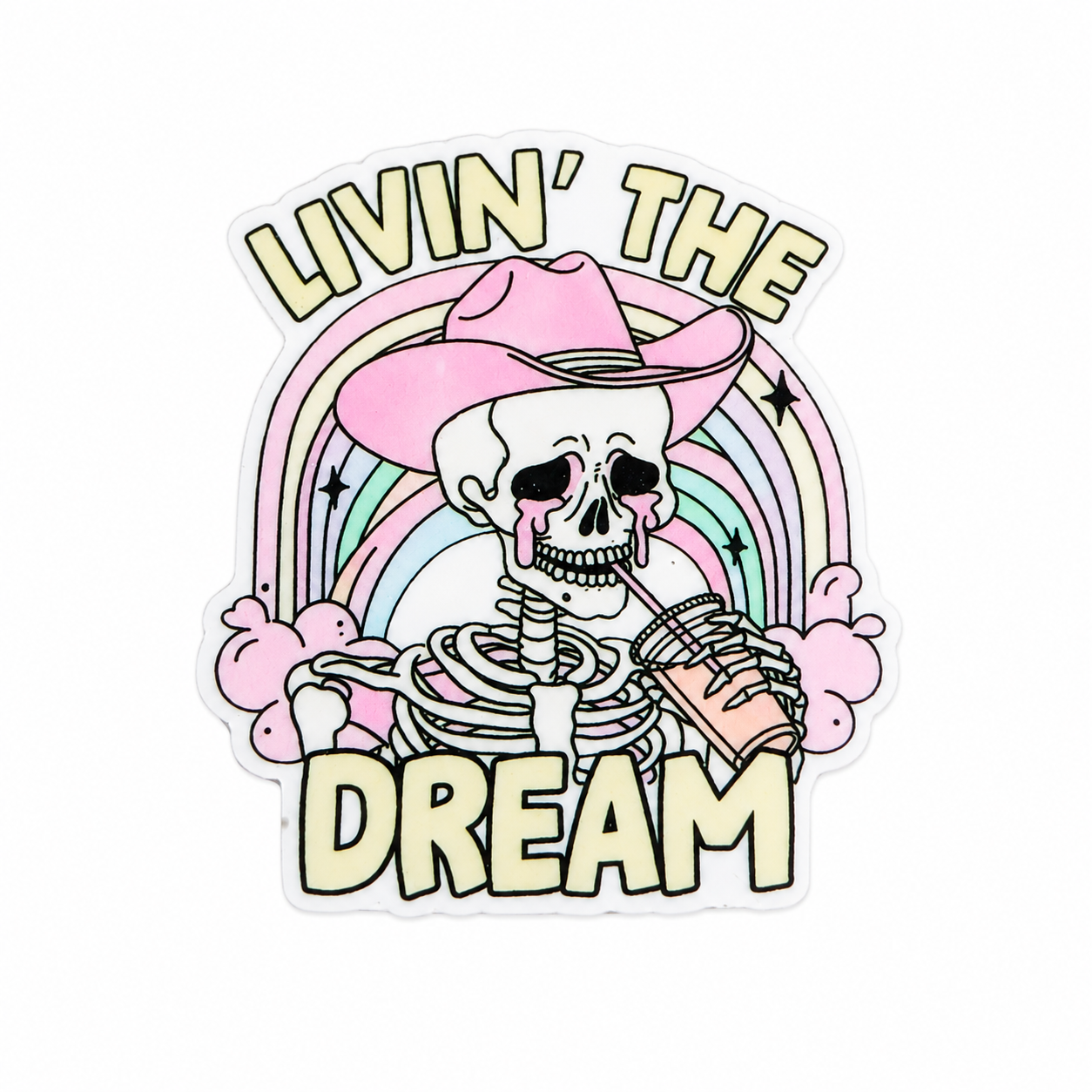 Livin' The Dream | Plastic Add-On - BadgeSmith