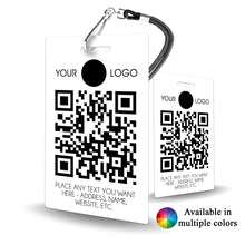 Load image into Gallery viewer, Logo and QR Code Badge - Customizable ID - BadgeSmith
