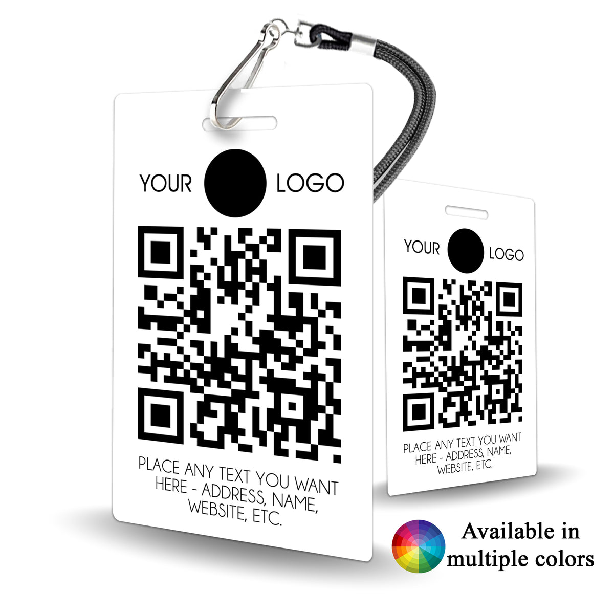 Logo and QR Code Badge - Customizable ID – BadgeSmith