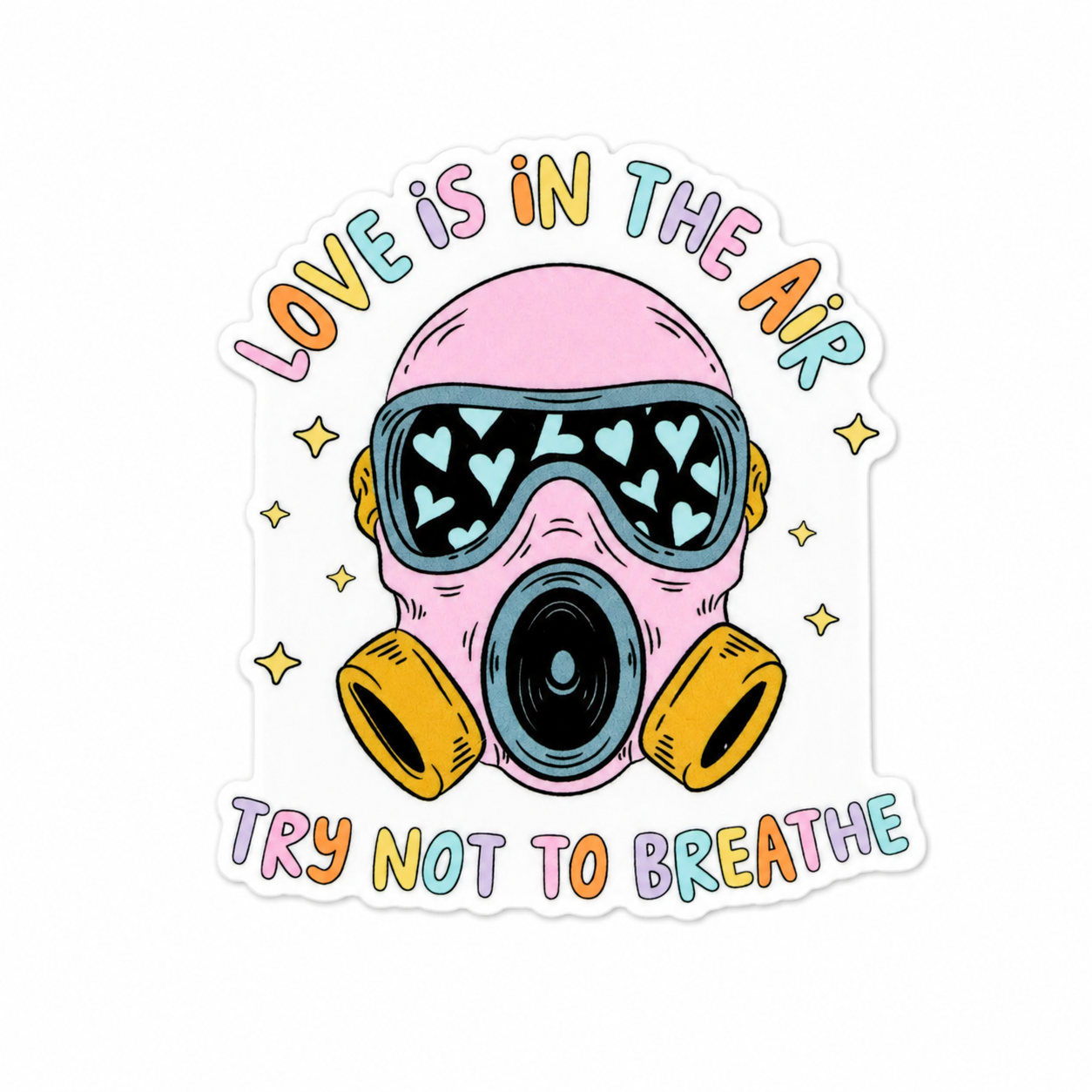 Love is in the Air...Try Not To Breathe | Plastic Add-On - BadgeSmith