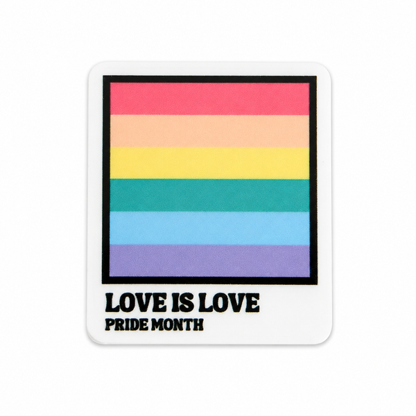 Love is Love, Pride Month | Plastic Add-On - BadgeSmith