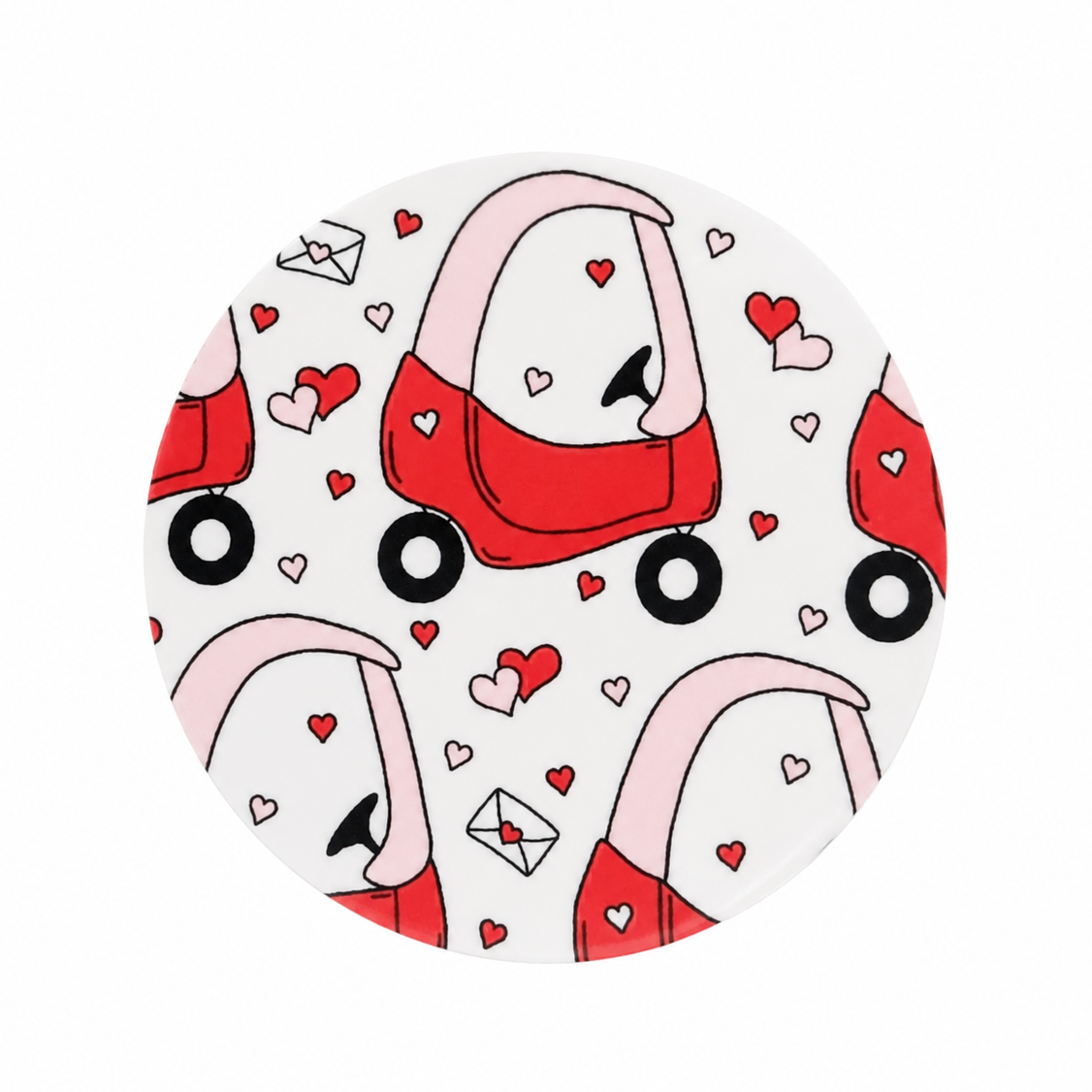 Love Ride Valentine's Day | Hard Board Add-On - BadgeSmith